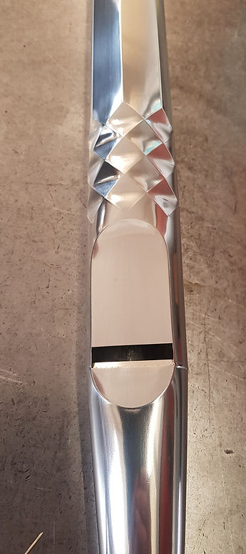 An organ pipe made in 80 per cent tin as a gift
