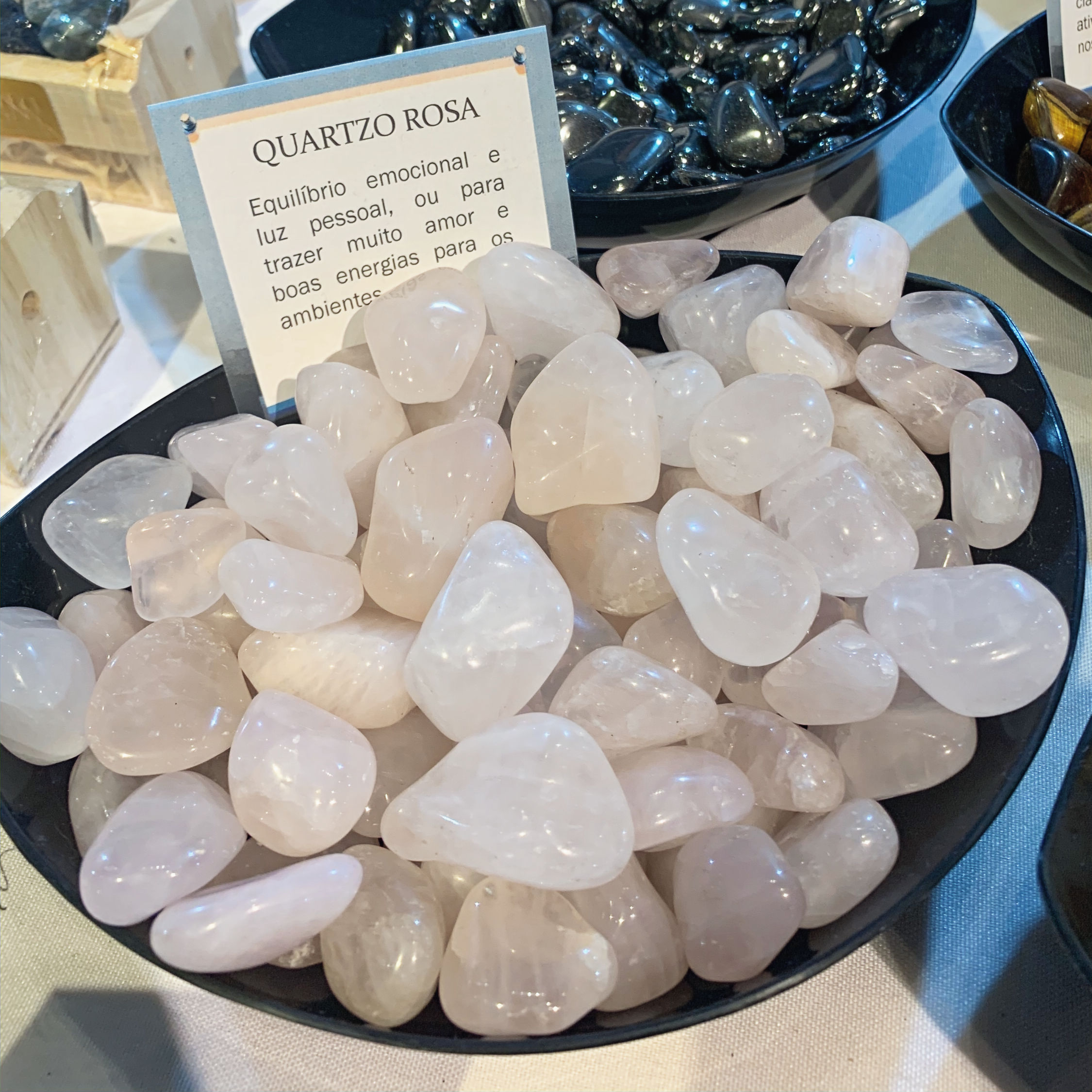 Quartzo Rosa In Natura Rolada