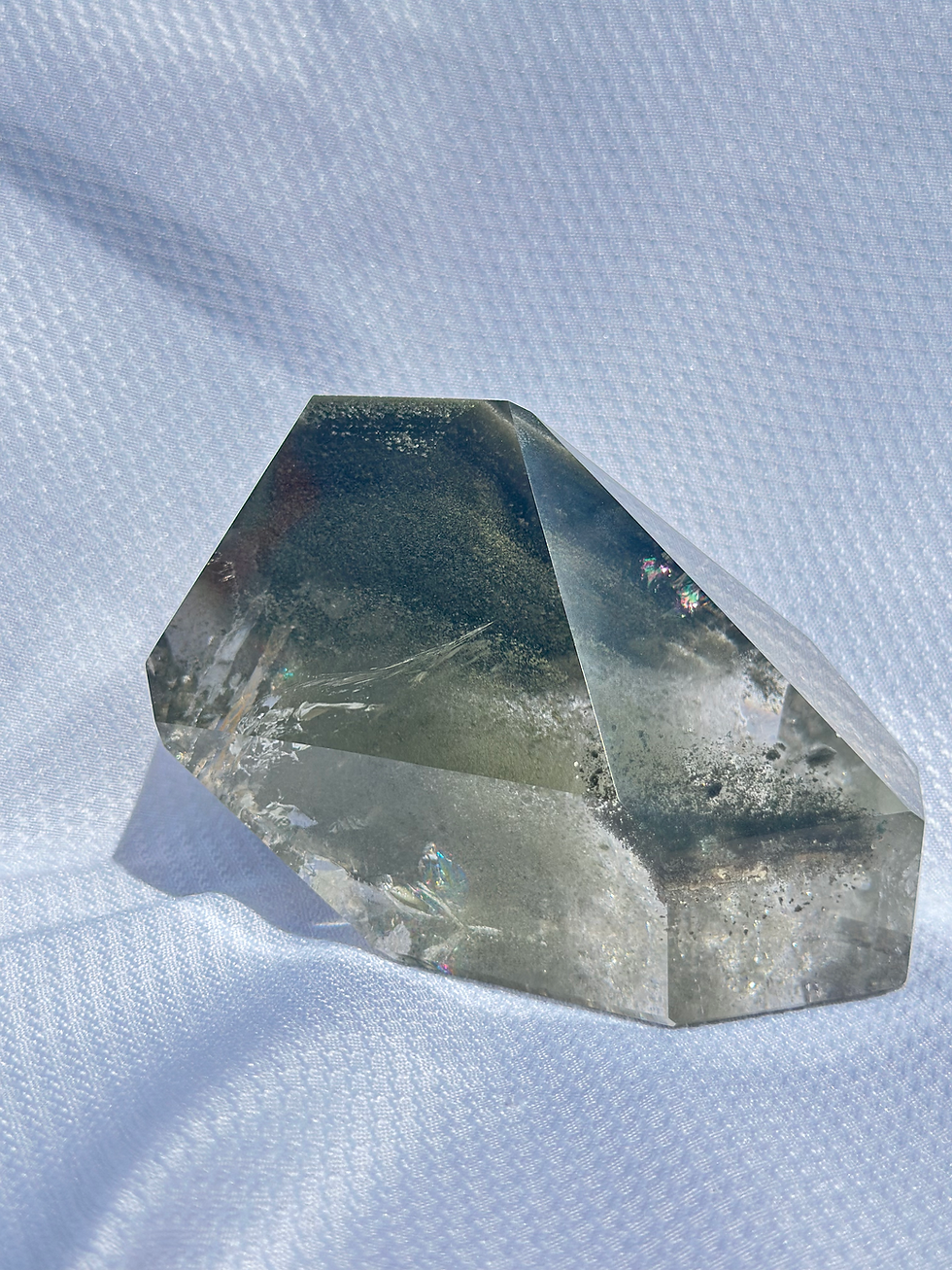 Thumbnail: Lemurian Chlorite Diamond Quartz