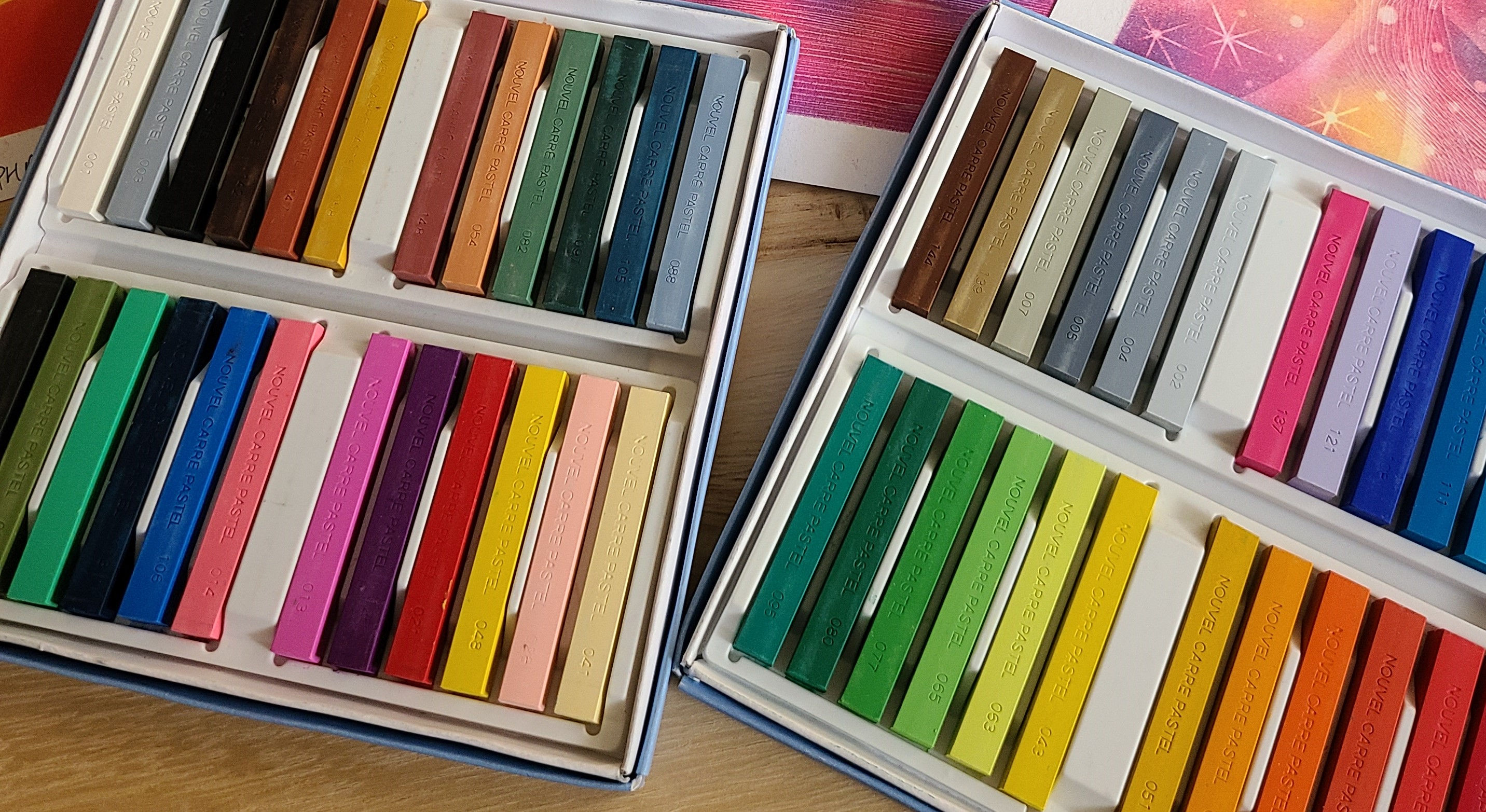 Japanese Sakura brand dry pastel - 48 colors