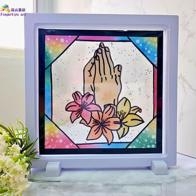Holy Flower Pastel Glass Art Experience Class Series