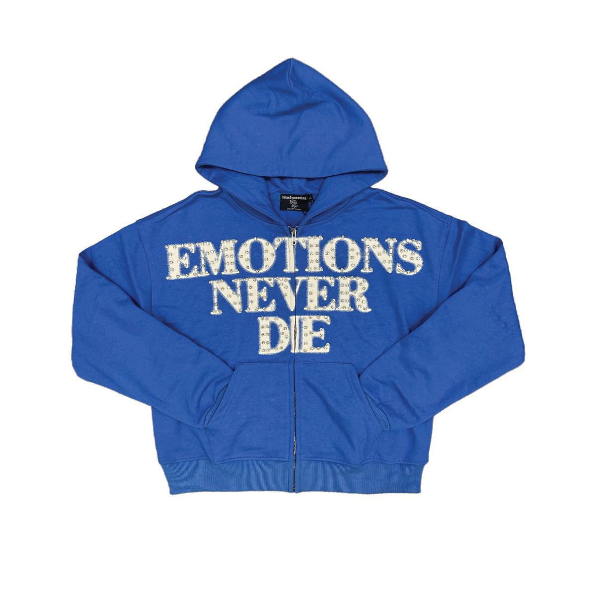 CAMPERA MIXED AZUL