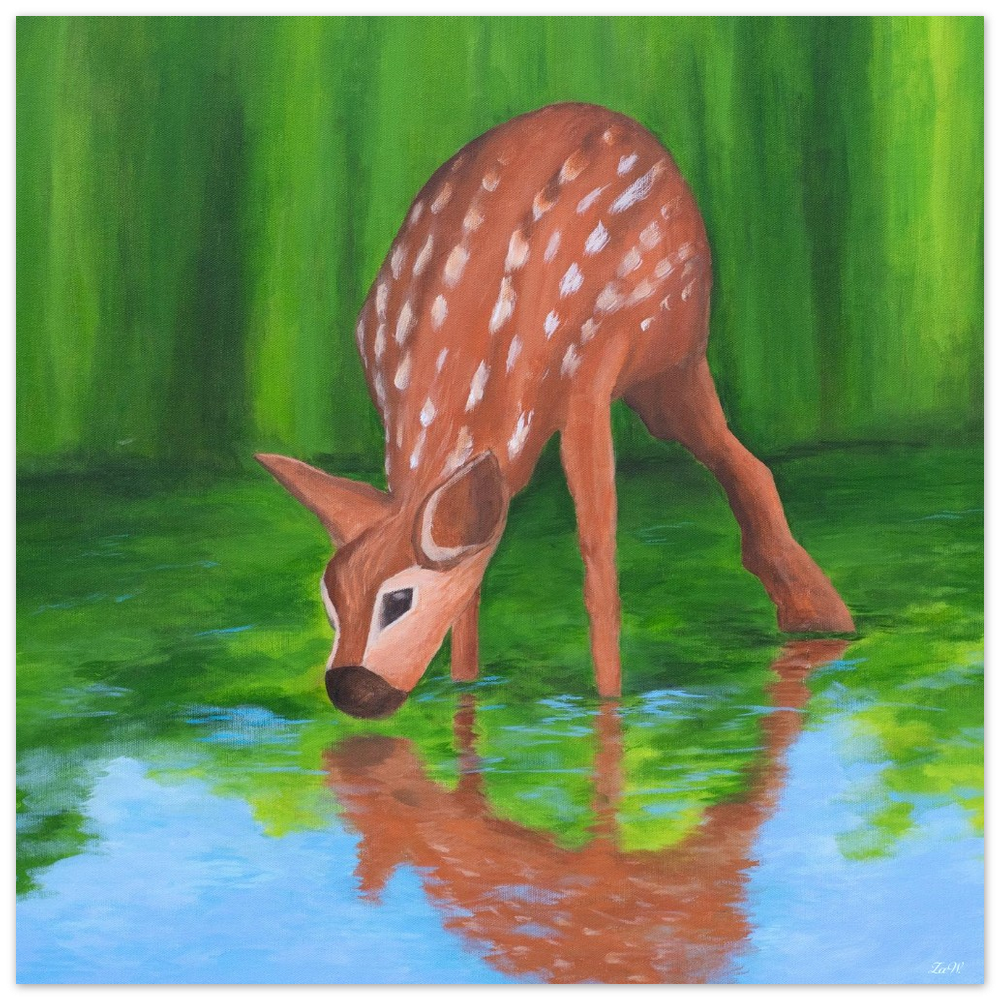 As The Deer | Painting Print