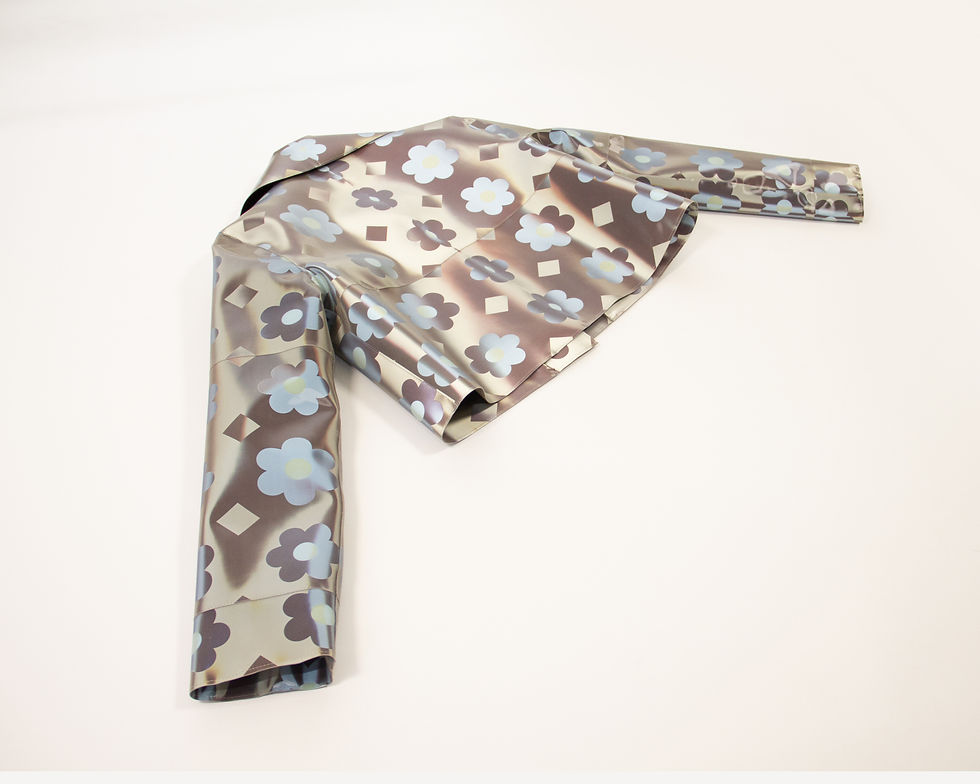 Miniatura: Lenticular Button Up Cropped Jacket