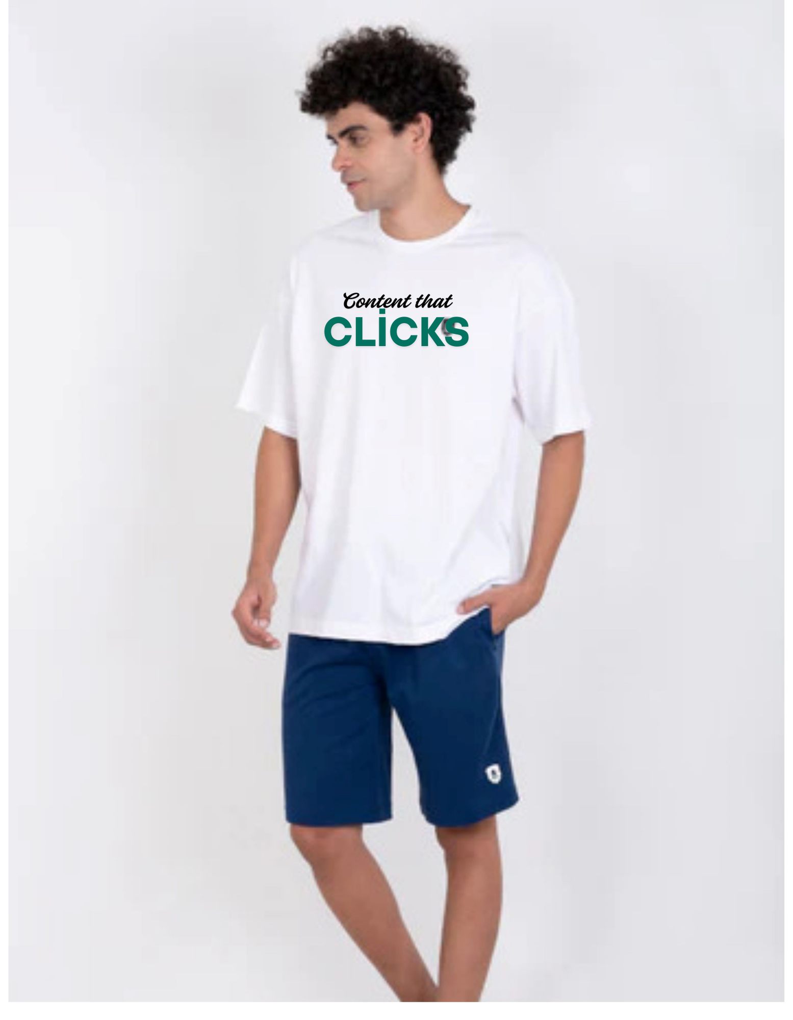 FINE Touch Basic Stylish Comfort Elegant.Cotton t-shirt