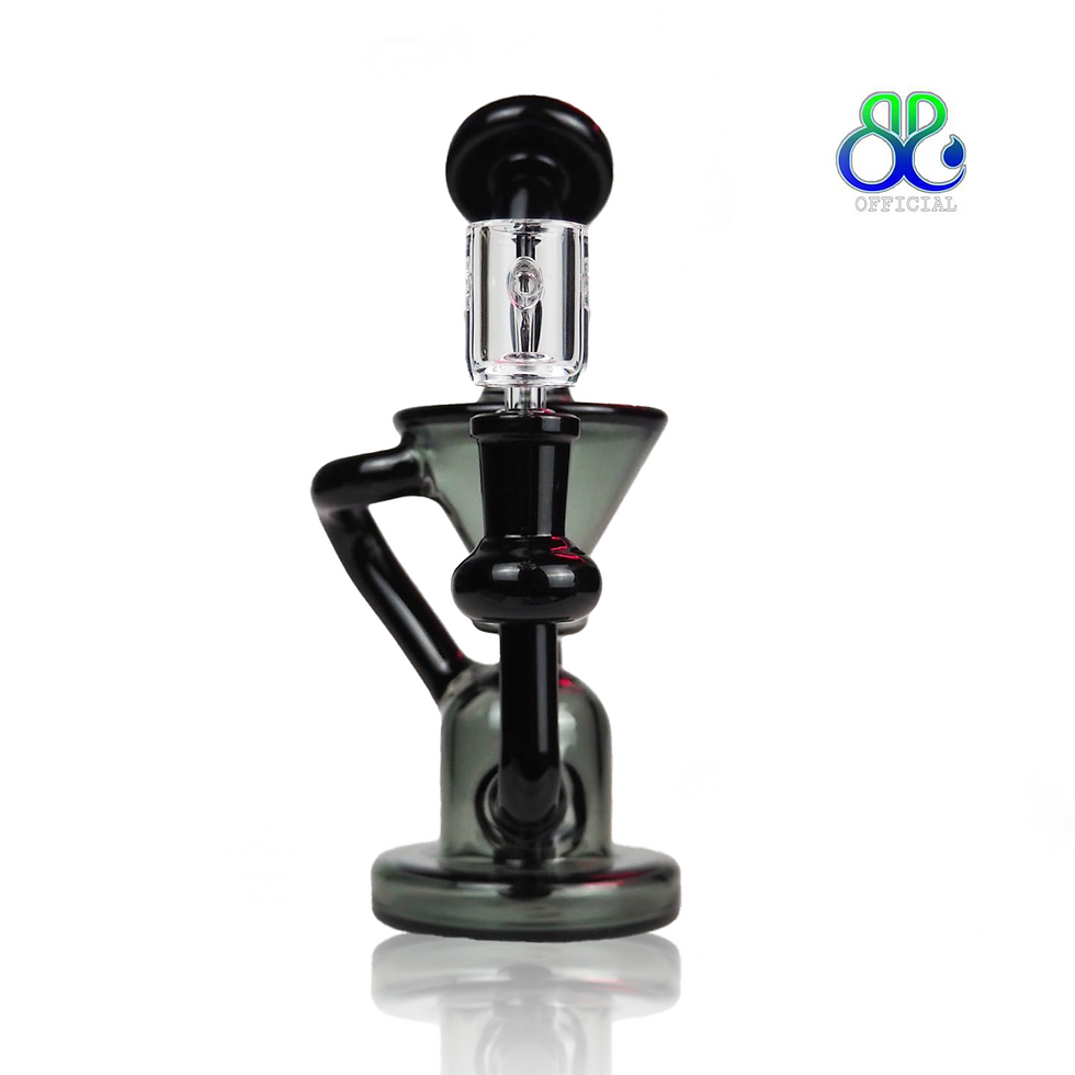 Thumbnail: Black Transparent Recycler Rig 