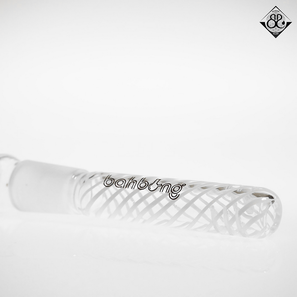 Thumbnail: 18mm to 18mm White / black Strip downstem