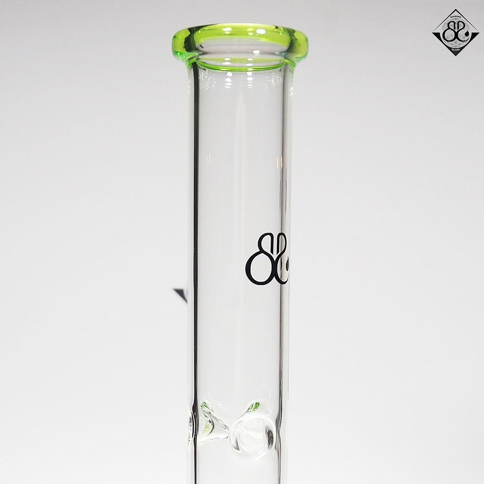 Thumbnail: บ้องแก้ว | 20inches Grass  Green&Clear  x3 Inline Perc Bong