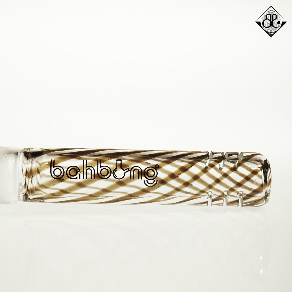 Thumbnail: 18mm to 18mm White / black Strip downstem