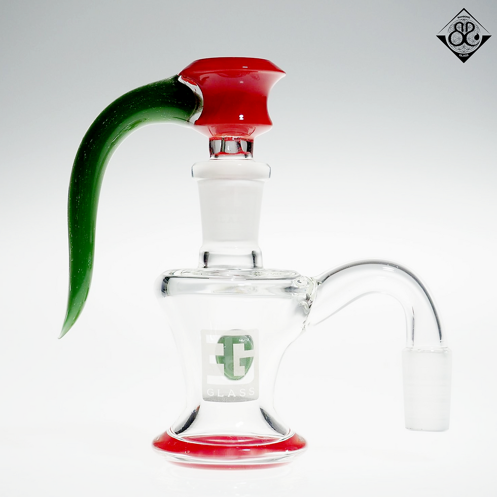 Thumbnail: 14mm/90Degree EG with Northstar Glasswork Colors Ashcatcher + Bowls