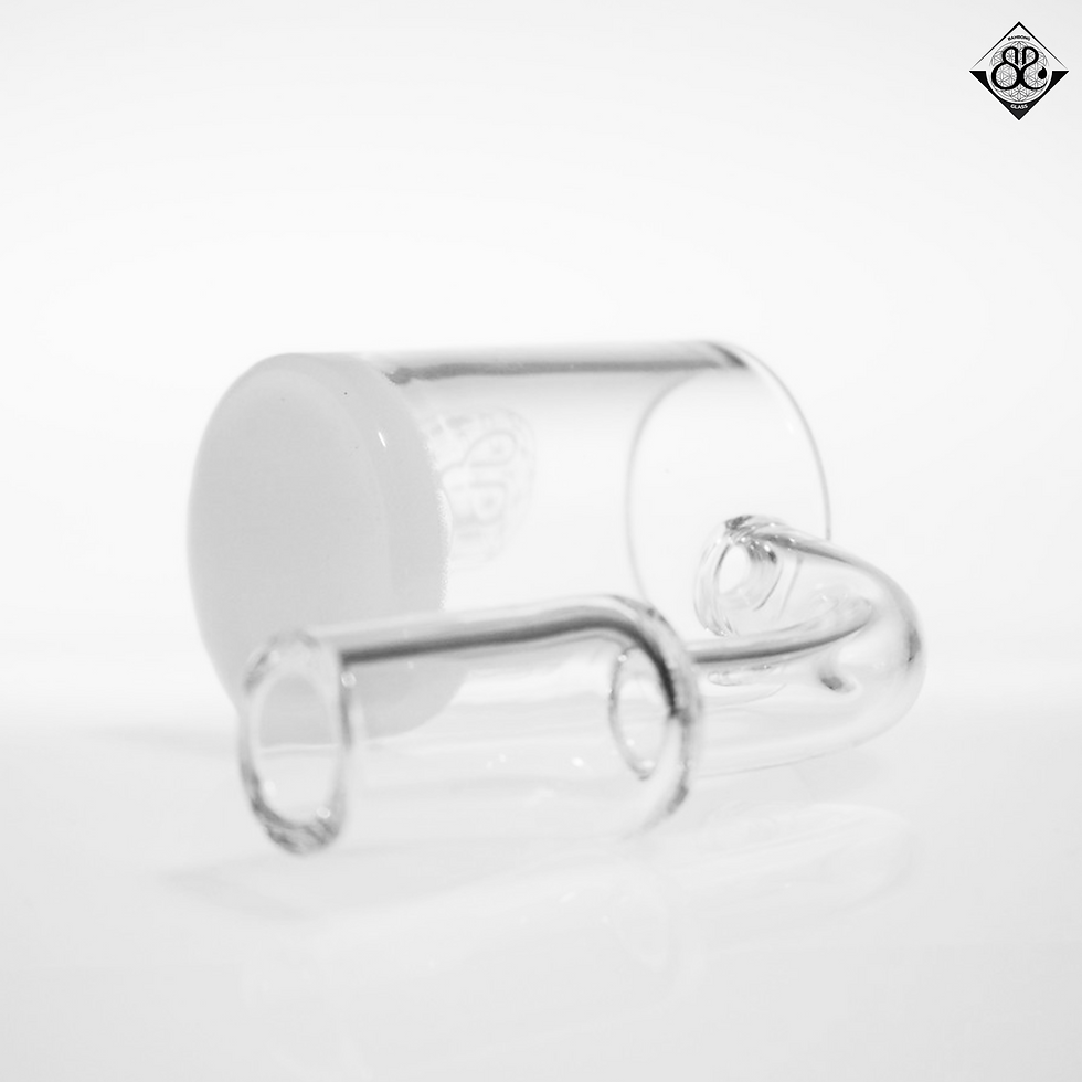 Thumbnail: 14mm White Bottom Quartz Banger 