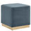 Thumbnail: Square Velet Ottoman - 17" Tall - 6 colors