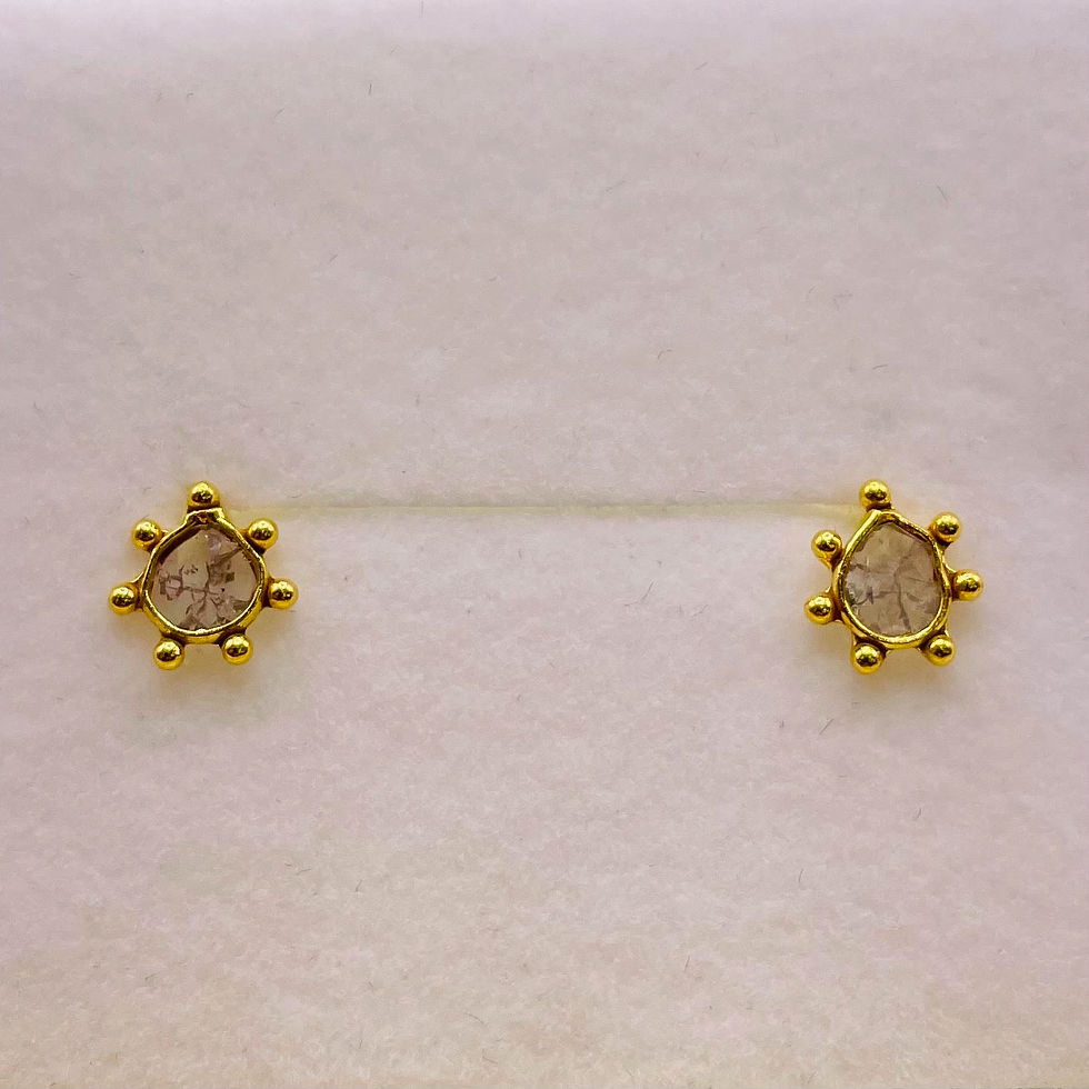 Diamond Shard Stud Earrings