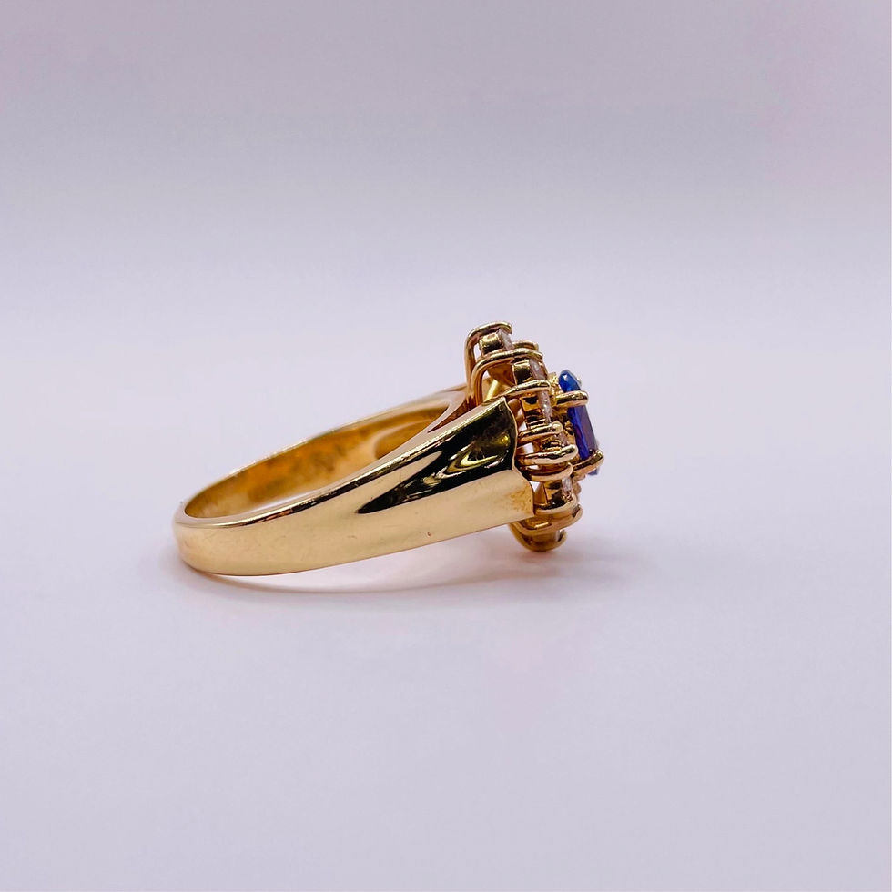 Thumbnail: Tanzanite and Diamond Burst Ring