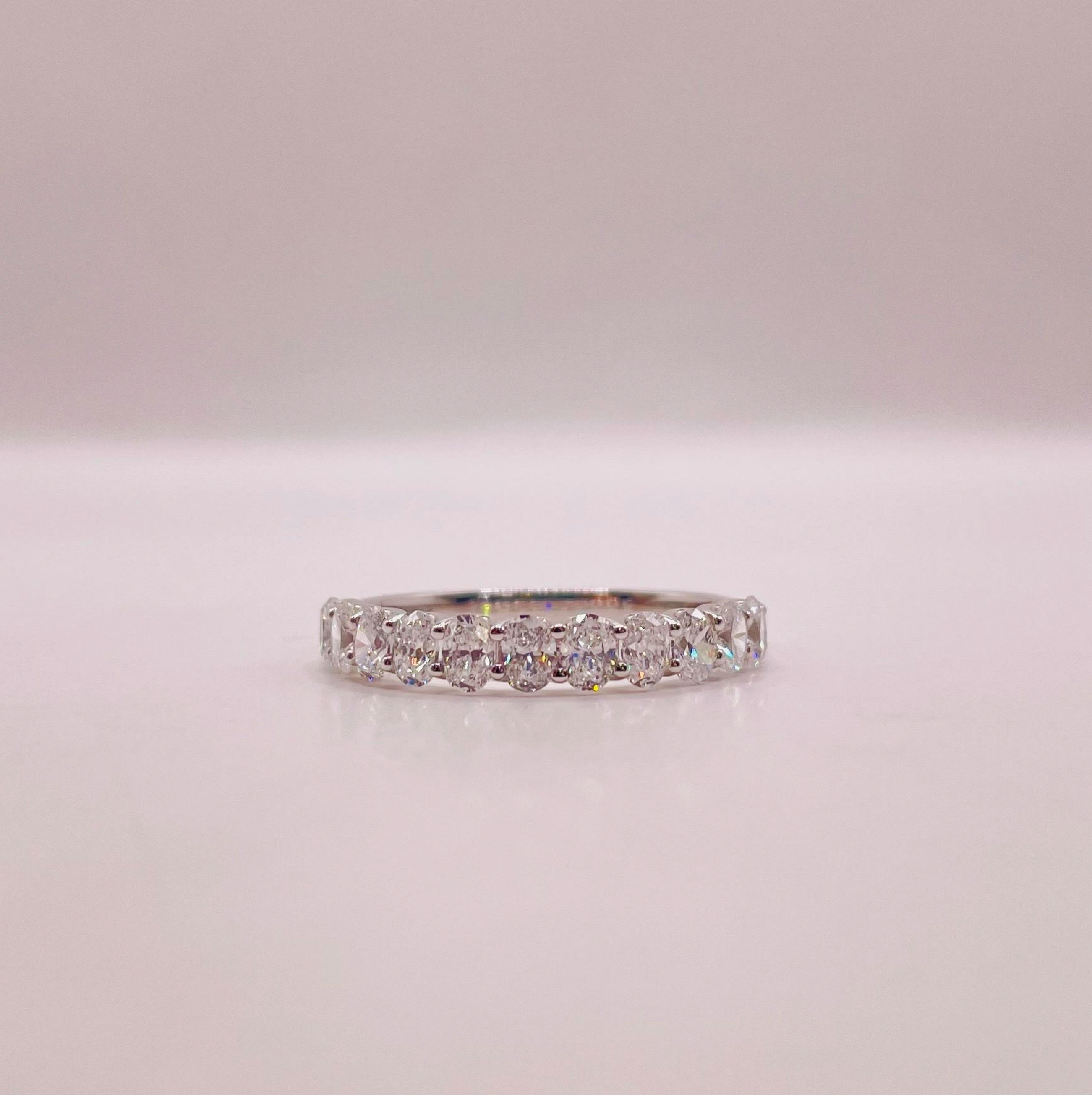 Oval Lab Grown Diamond Eternity Ring