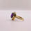 Thumbnail: Vintage Oval Amethyst and Diamond Ring