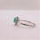 Thumbnail: Emerald Snowflake Cluster Ring