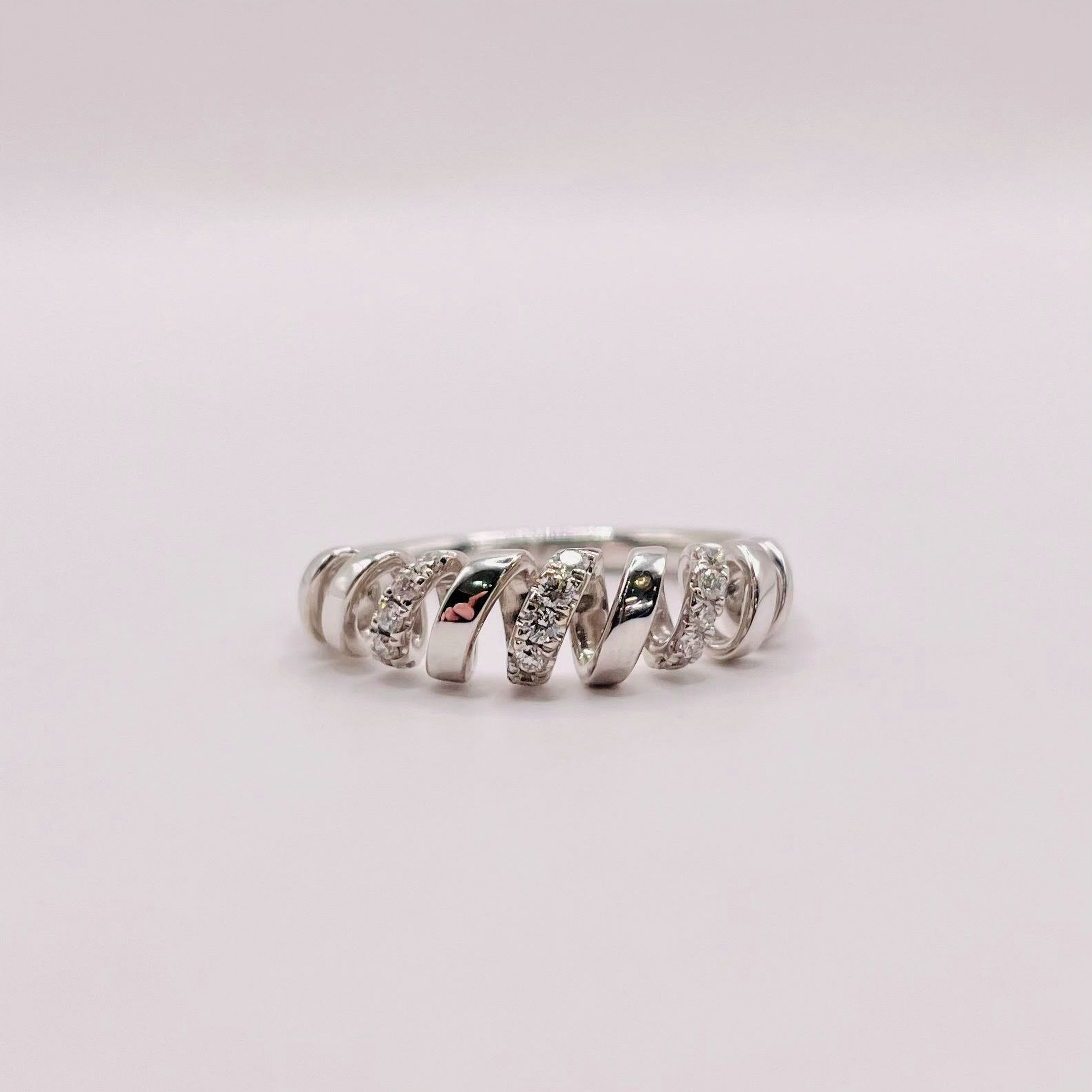 Diamond Coil Ring