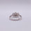 Thumbnail: Mixed Cut Boat Style Diamond Cluster Ring
