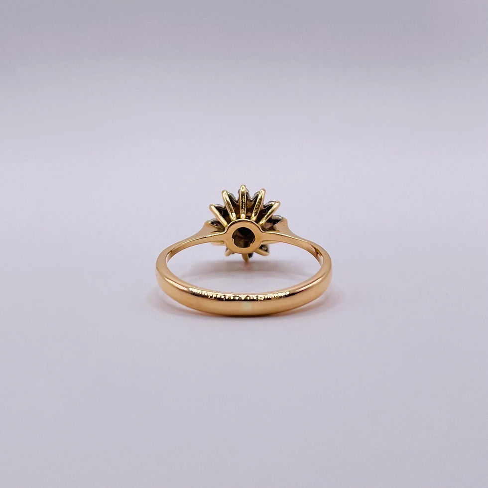 Thumbnail: Vintage Sapphire Firework Ring
