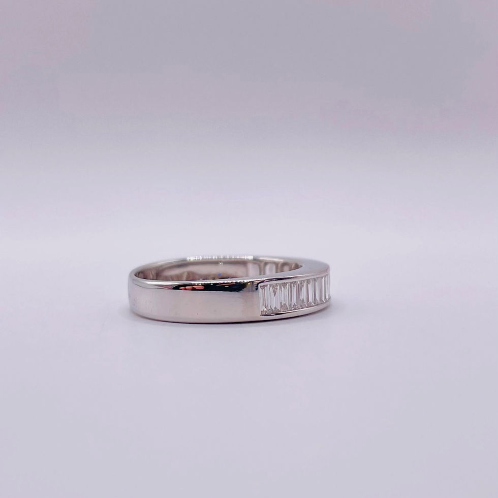 Thumbnail: Channel Set Baguette Eternity Ring