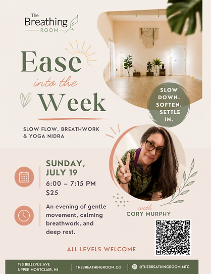 Ease Into the Week: Slow Flow, Breathwork & Yoga Nidra