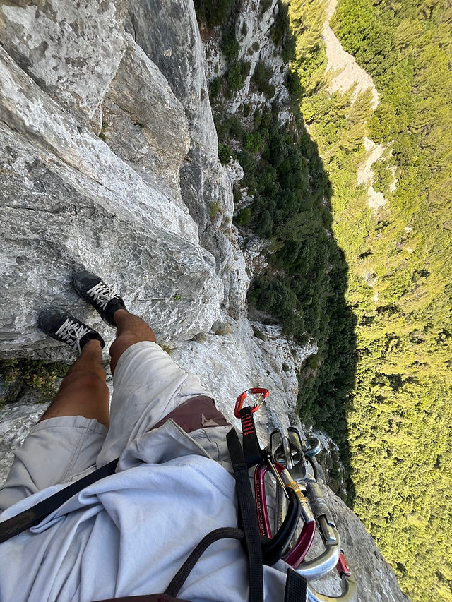 escalade le grand diedre