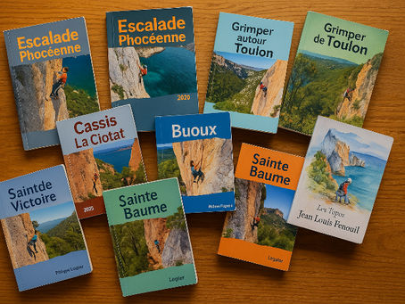 Les topo d'escalade autour de Marseille 