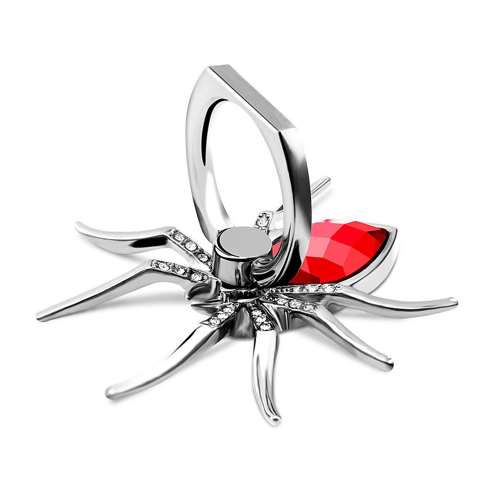 Thumbnail: Creative Spider Ring Phone Holder - Metal Stand