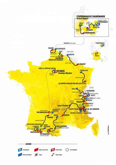 Tour de France 2022 : Le Parcours Complet de la 109ème Édition.