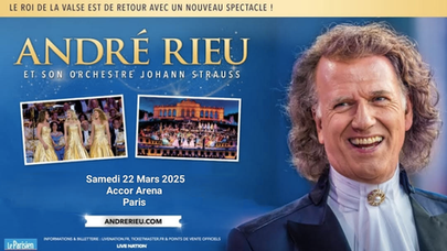 André Rieu, de retour à Paris ce Samedi 22 Mars 2025 !