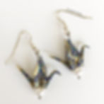 Boucles d'oreilles origami