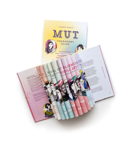 Portraitreihe »Mutige Frauen« für Cover und Innenteil