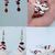 Miniature : Crevalle Jack Tilly Bone Earrings | Dzi Agate & Carnelian Gemstone Jewelry | Sustainable Wearable Conservation – Bone Boutiqu