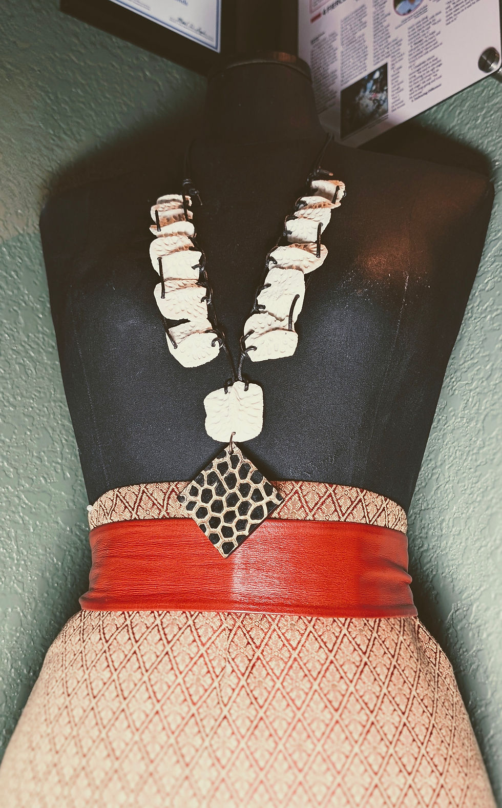 Ancient Energy: The Florida Alligator Scute Necklace American Alligator