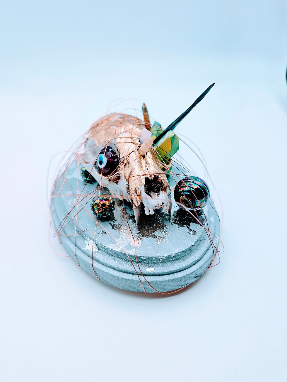 Gilded Raccoon Skull & Cosmic Sphere — Earth-Astra Multiverse Collection
