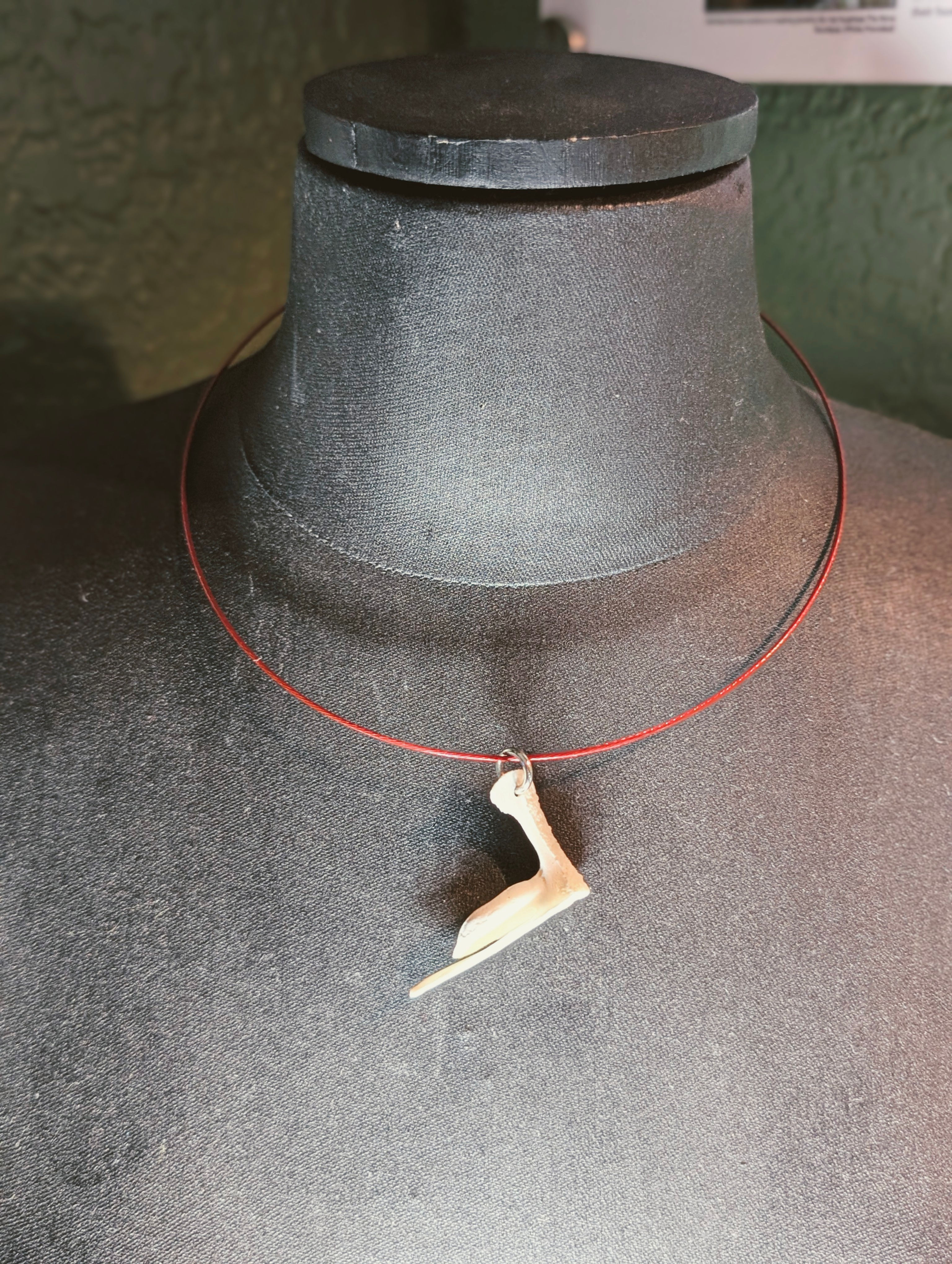 The "Crimson Crevalle Jack" Mandible Pendant Necklace