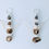 Thumbnail: Bullhead Catfish Vertebrae & Freshwater Pearl Earrings - An Avant-Garde Symphony