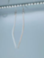 American Alligator Gastralia "Ancient Line" Earrings (4 Inch)