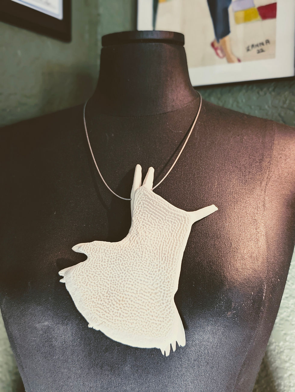 Softshell Turtle Plastron Necklace