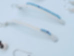 Asymmetric Alligator Rib "Runway" Earrings  Anatomical Loom Collection