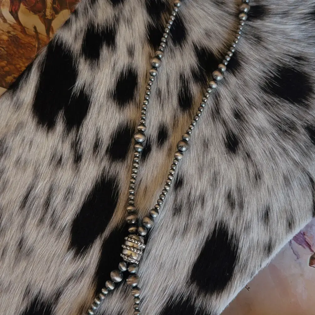 #024- Sterling Pearl Lasso Lariat