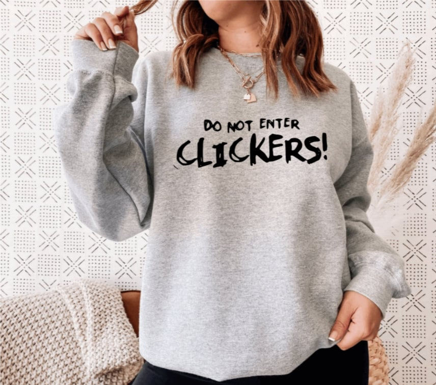 The last of us TLOU DO NOT Enter Clickers the last of us sweatshirt hoody tshi