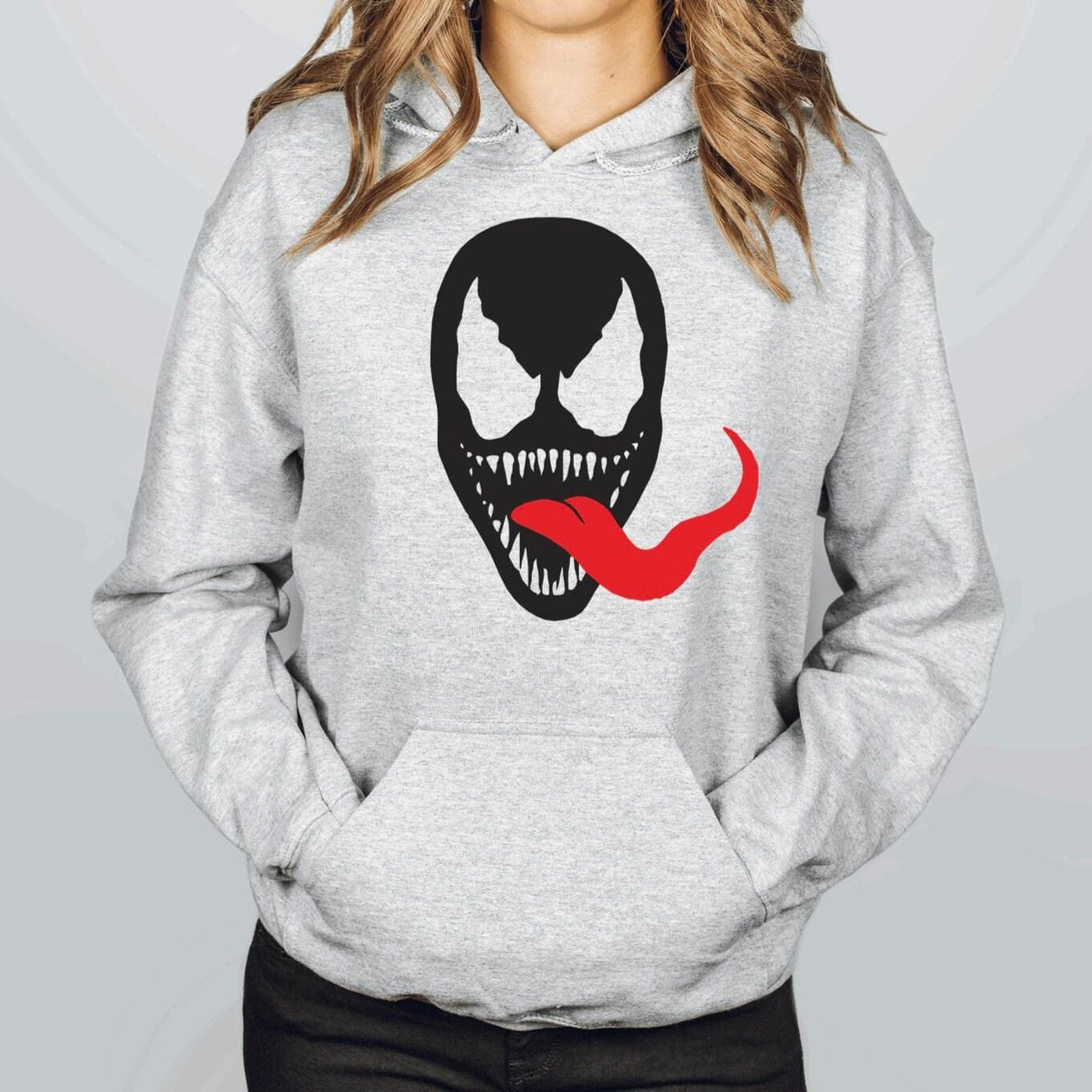 Marvel Venom Inspired Hoodie, Ringspun Cotton Hoodie