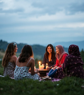 a community of young single mums in a retreat setting .jpg