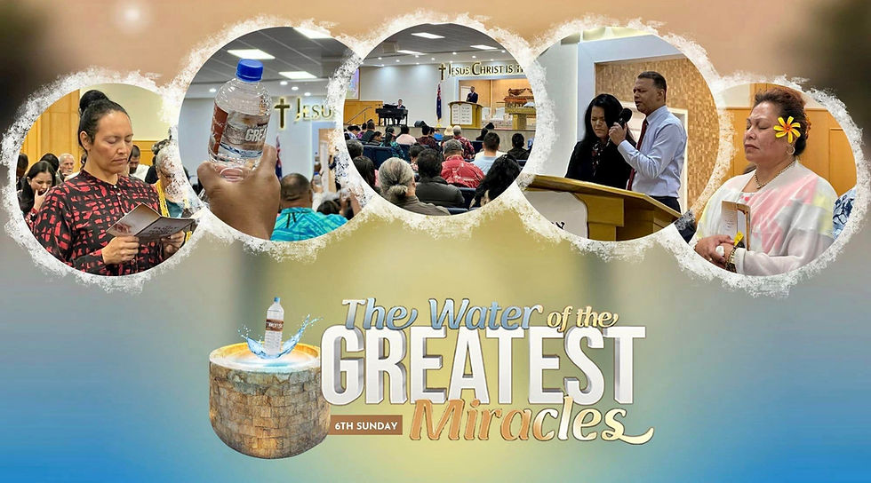 The Water of the Greatest Miracles