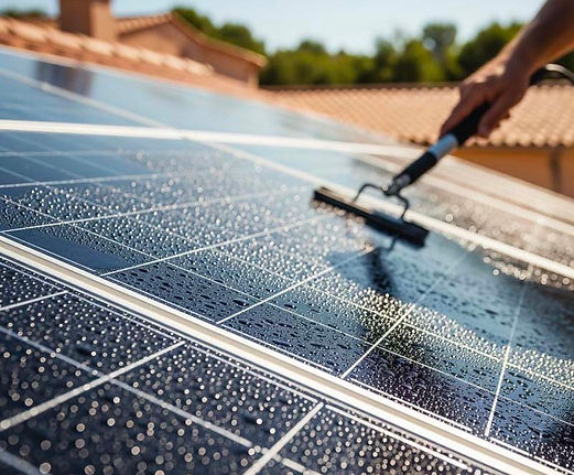 Nettoyage de panneaux solaires à Aix-en-Provence