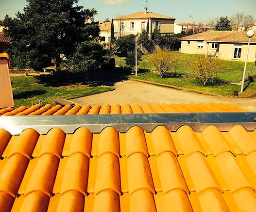 Réfection de faîtage de toiture dans les Landes