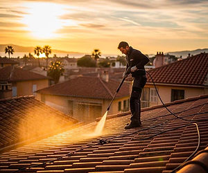 Démoussage et nettoyage de toiture