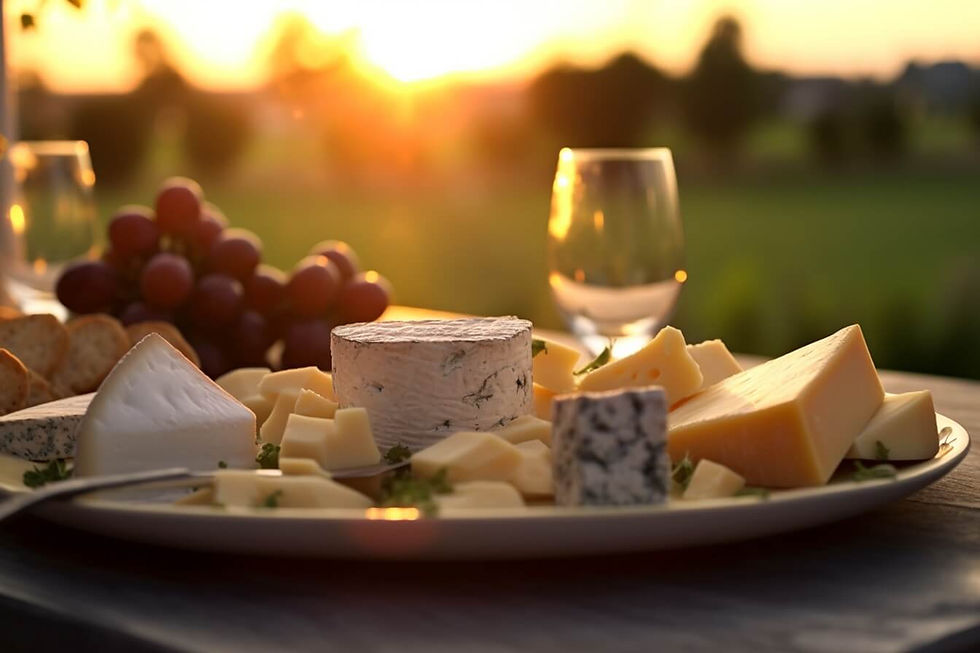Un plateau de fromage pour l'apéritif